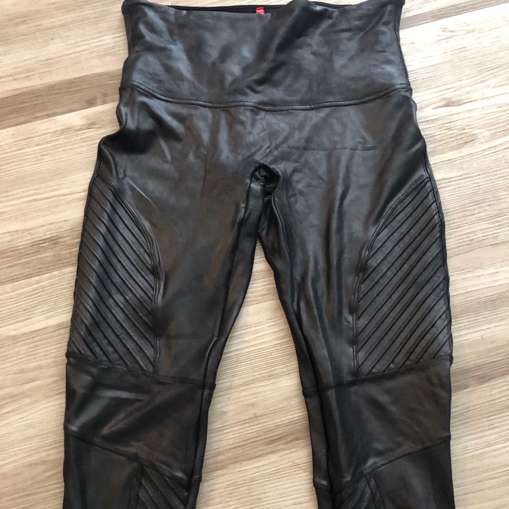 Black Moto Spanx leggings XL worn once